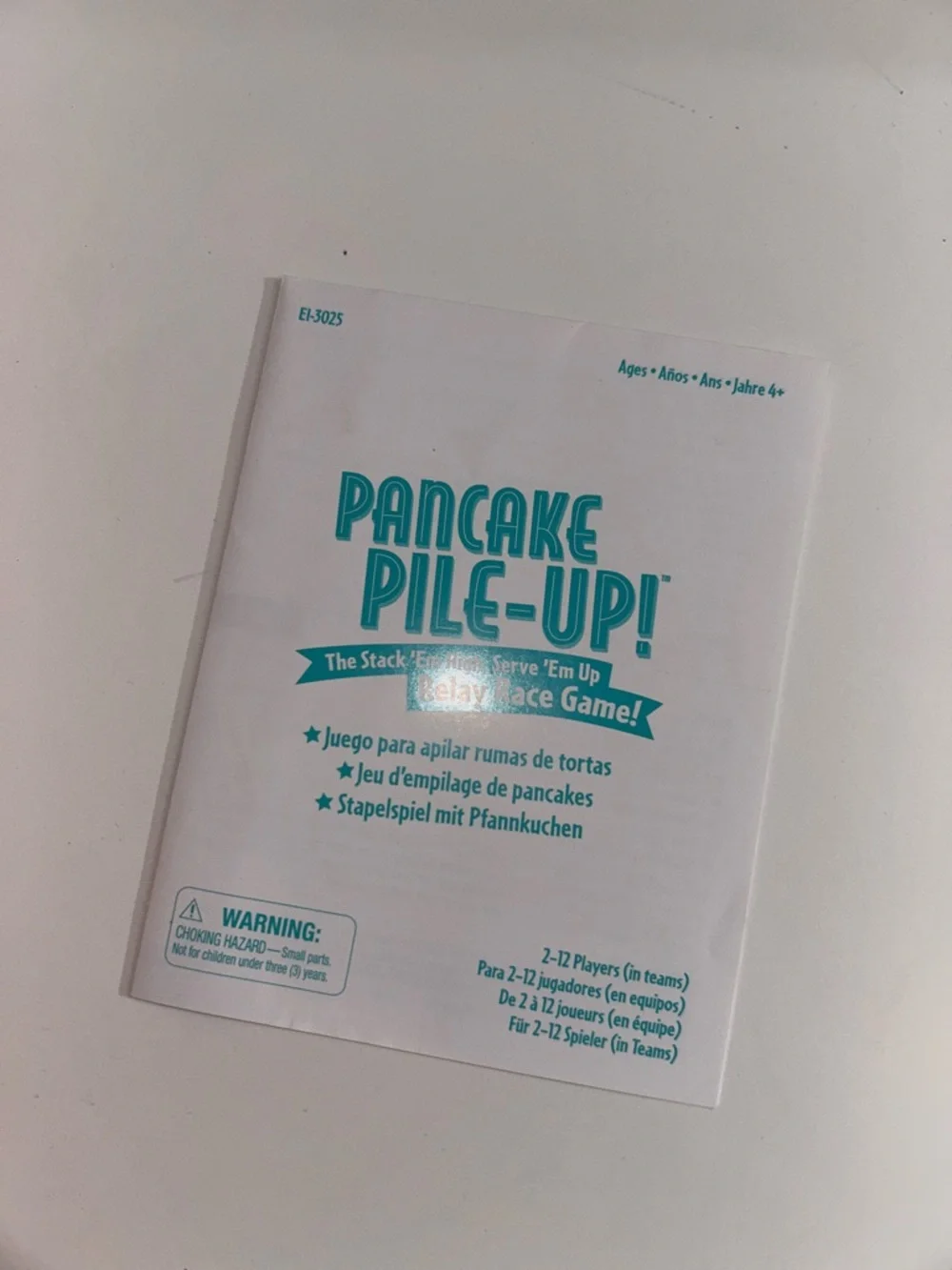Pancake Pile-Up! Kids Relay Race Game Educational Insights 4+ - Picture 5 of 8